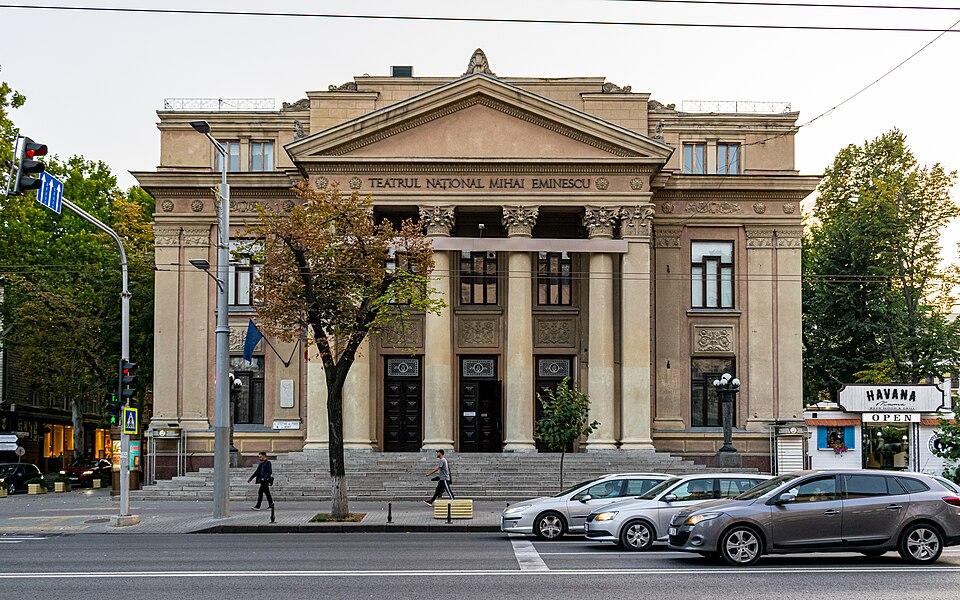 Republica Moldova — imagine ilustrativă: Teatrul Național "Mihai Eminescu", Chisinau, Republica Moldova Mihai Eminescu National Theatre, Chisinau, Republic of Moldova (50730297817).jpg
