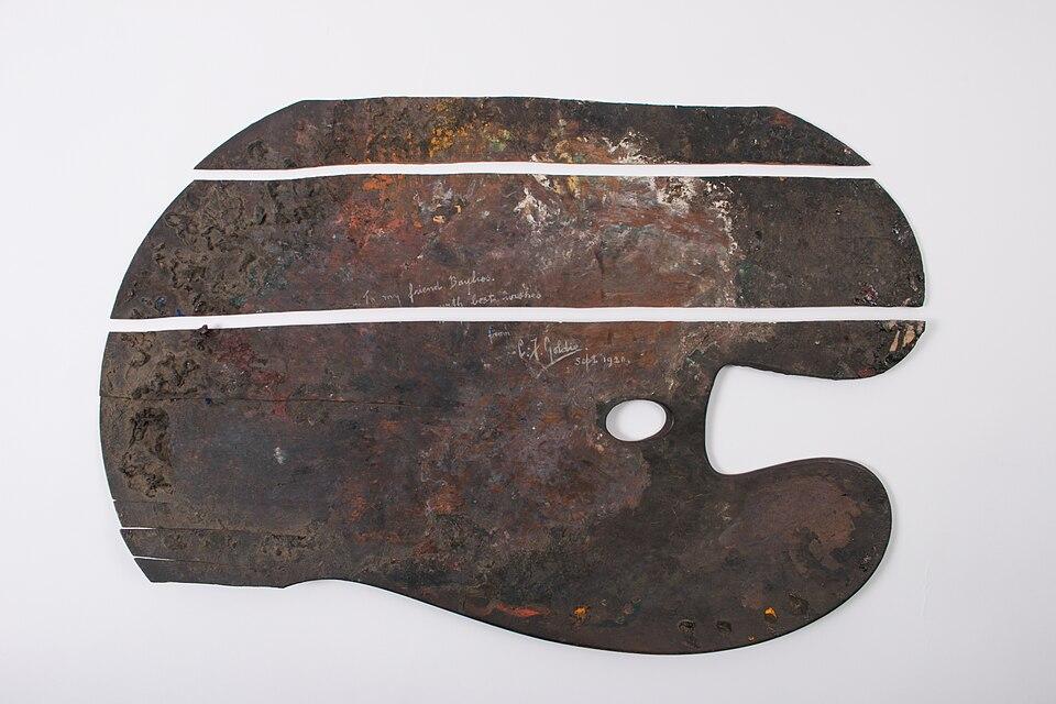 arta — imagine ilustrativă: Palette, artist's (AM 1961.64-1).jpg