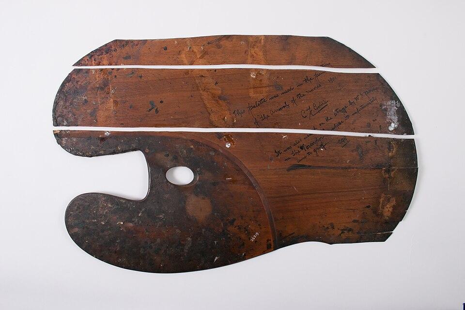 arta — imagine ilustrativă: Palette, artist's (AM 1961.64-2).jpg